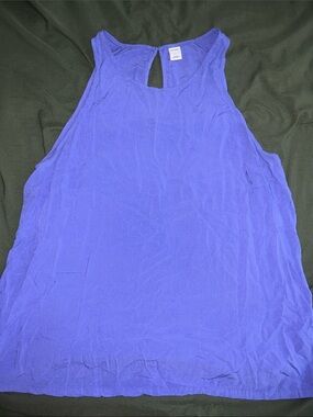 Old Navy Bright Purple Keyhole Tank Top